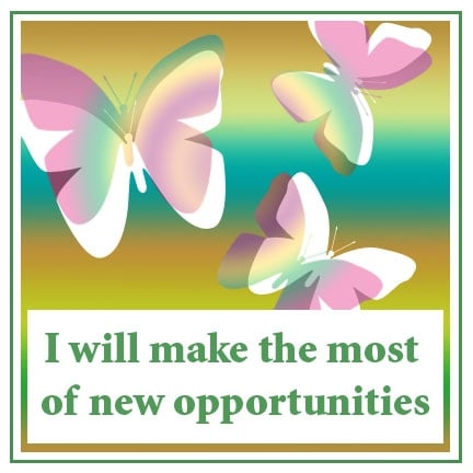 Opportunity affirmation card designed by sema