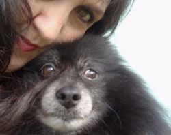 mother and dog