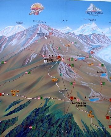 Walking in the Rothorn area