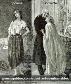 Eponine and Cosette (with Valjean) Eponine and Cosette (with Valjean)