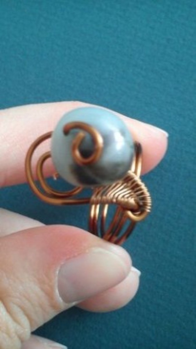 How to make a wire wrapped ring