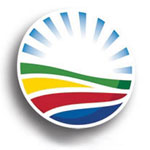 The logo of the DA
