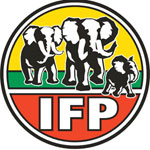 The logo of the Inkatha Freedom Party (IFP)