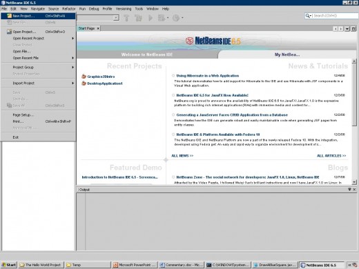 Step 1 - Create a New Project in NetBeans