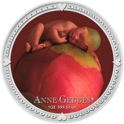 2012 1 oz Silver Niue $2 Anne Geddes Coin