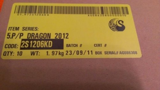 5 Ounce Colored Australian Dragon Label