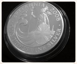 2008 Silver Britannia Bullion Coin