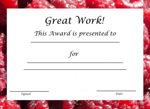 Free Printable Award Certificates For Kids