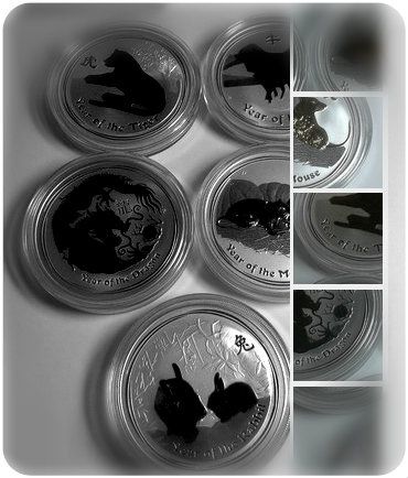 Australian Perth Mint Silver Lunar Series 2 Artistic