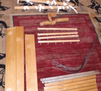 Weaving - can't set up my loomin-area or weave until these pieces are assembled. Photo 3