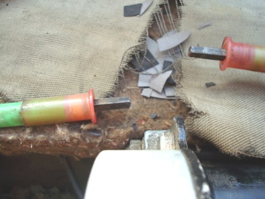 The cables disconnected from motor. These raise\lower top.