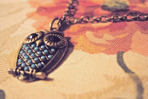 owl necklace photo