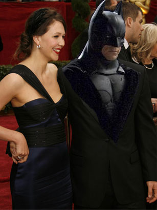 Maggie Gyllenhaal with Batman