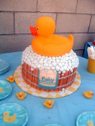 Rubber Duck Baby Shower Cake Pic