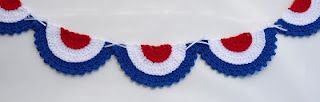 Patriotic Crochet Bunting