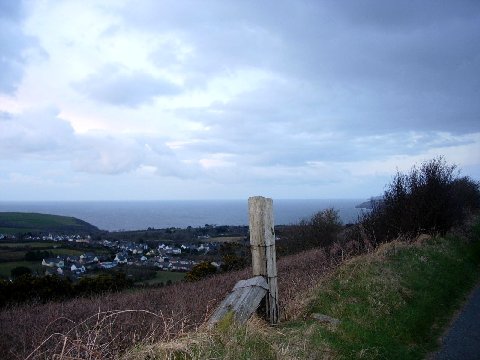 Hillside track in West Wales