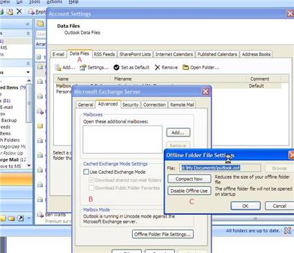 Moving the OST in Outlook 2007