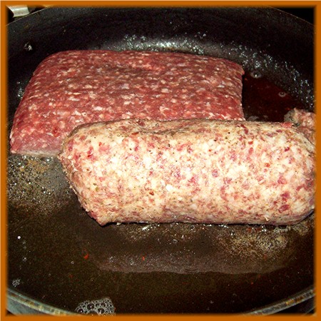 Ground Beef And Hot Sausage