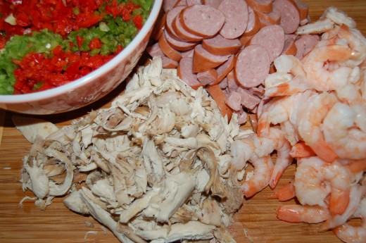 Prep your Vegetables, Chicken and Sausage Before Beginning to Cook