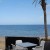 The view straight out over the calm waters of the Port Philip Bay The view straight out over the calm waters of the Port Philip Bay