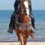 No relation to the Old Spice Guy ("I'm on a horse!"). But the horse has dressed up for the outing with full saddle bling No relation to the Old Spice Guy ("I'm on a horse!"). But the horse has dressed up for the outing with full saddle bling