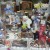 A store showcase, decorated with different easter gifts, also little "baskets". A store showcase, decorated with different easter gifts, also little "baskets".