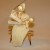 Slovokian Cornhusk Doll Mother Beating Child Slovokian Cornhusk Doll Mother Beating Child