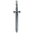 The Glastonbury Sword, crafted in pewter and set with runes, is worn for Advancement and Ability GBP 5.95 The Glastonbury Sword, crafted in pewter and set with runes, is worn for Advancement and Ability GBP 5.95
