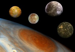 Moons on Jupiter