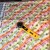 To square up my fleece I folded it, smoothed it out, and then used an acrylic ruler and rotary cutter to cut the edges. To square up my fleece I folded it, smoothed it out, and then used an acrylic ruler and rotary cutter to cut the edges.