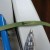 With the ribbon held horizontal, I mark a vertical line about 5 1/8" from one end. Then I draw a horizontal line between the line and the short side of the ribbon. This reminds me which end of the ribbon to HIDE when I'm ready to tape the ribbon do With the ribbon held horizontal, I mark a vertical line about 5 1/8" from one end. Then I draw a horizontal line between the line and the short side of the ribbon. This reminds me which end of the ribbon to HIDE when I'm ready to tape the ribbon do
