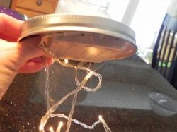 how to make a jar of fairy lights