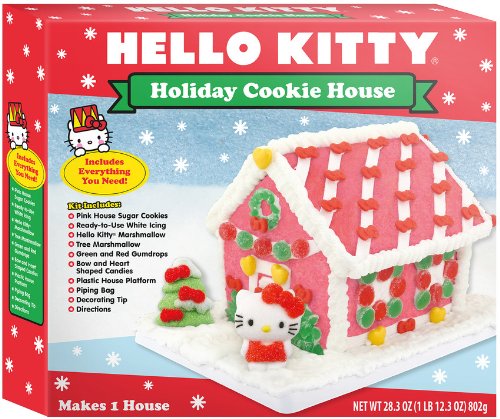 Buy this Hello Kitty Gingerbread House Kit on Amazon for $16.50