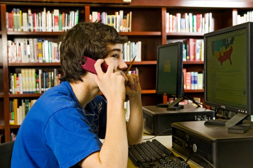 classic example of phone use
