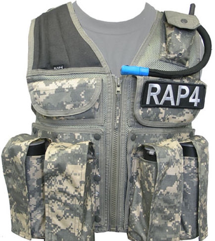 rap4 strikeforce paintball vest ACUF