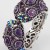 Purple Rhinestone Bracelet Purple Rhinestone Bracelet