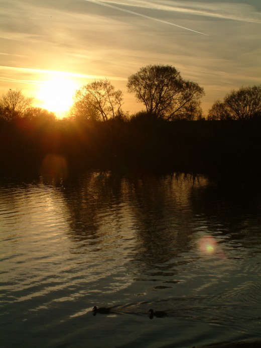 Sunset at Abberton Reservoir