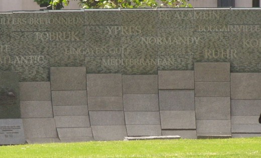 Detail from the Australian War Memorial, Hyde Park Corner