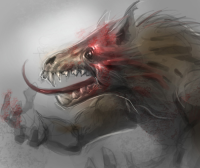 Bloody werewolf