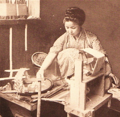 While commercial silks are made from cocoons whose christaliids have been killed by heat -- the finest silk with the rarest sheen is woven with strands from live cocoons.