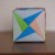 Modular origami cube. Modular origami cube.