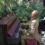 I love the way Bruno used props in his garden to fit into the theme he wanted to create.