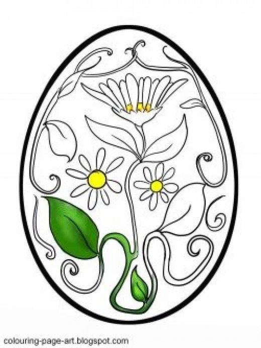 Easter Egg Printable Colouring Pages | hubpages