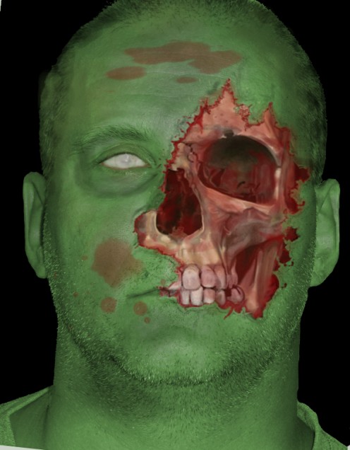 Zombie face