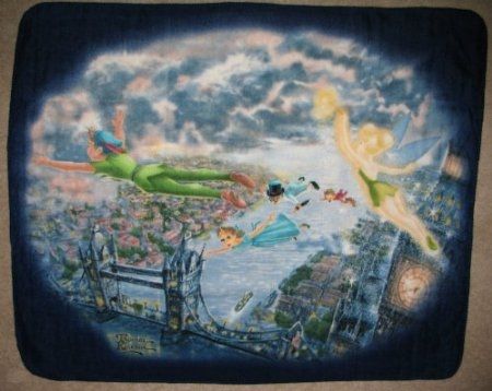 Disney Peter Pan and Tinker Bell Fly to Neverland Fleece