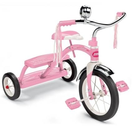 Girls Classic Dual Deck Tricycle