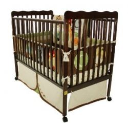 Dream On Me Classic 2 in 1 Convertible Stationary Side Crib