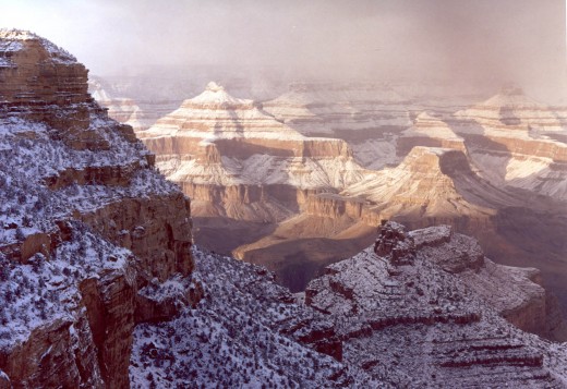Snow in Grand Canyon picture