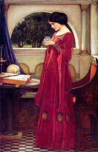 The Crystal Ball by John William Waterhouse  