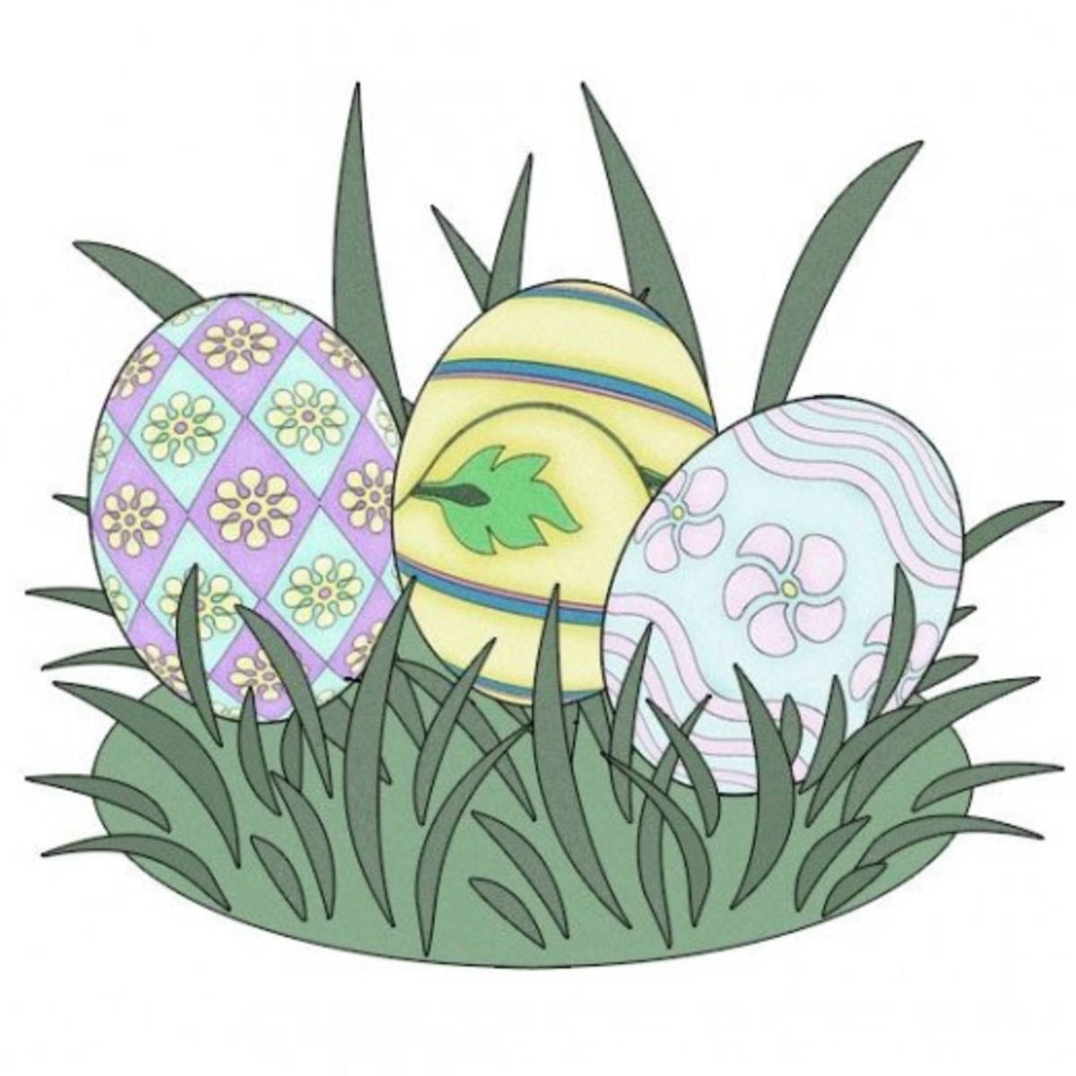 Free Easter Clip Art Images Crosses, Bunnies, Eggs, Baskets & More
